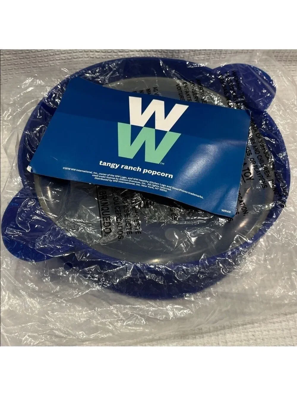 NIB WEIGHT WATCHERS Silicone Popcorn Popper with Recipe Card - Picture 5 of 14